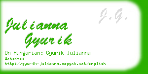 julianna gyurik business card